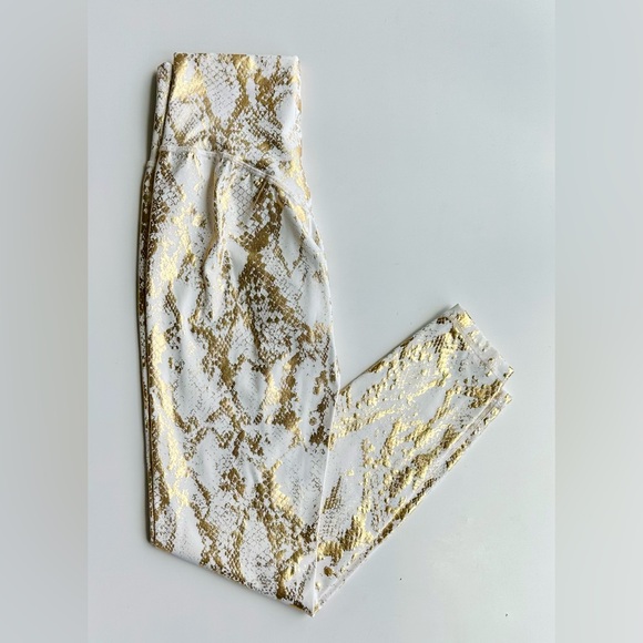 BuffBunny Rebel Legging V2 - White and Gold Viper - Picture 2 of 4